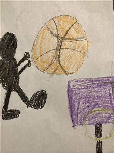 Basketball Art by EM age 7 